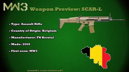 MW3 Gun Analysis - Scar-L (BRAND NEW)