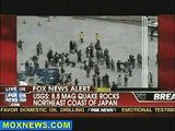 Massive Tsunami Wave Sweeps Across Japan (03/11/2011)