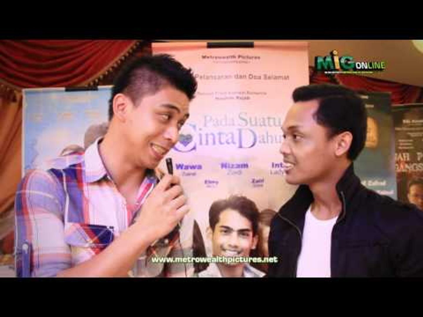 Mig Online Promo Filem Pada Suatu Cinta Dahulu Video Dailymotion