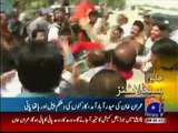 PTI Imran Khan Zani members FIGHT EACH OTHER and Slogans against PTI President Mir Nadir Leghari