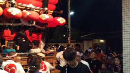 万願寺夏祭り・宵宮(八尾市）/平成２７年７月２５日 Manganji Summer Festival (July 25, 2015)  in Yao city of Osaka, Japan