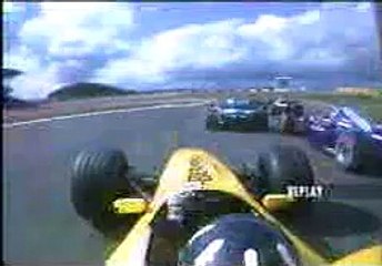 F1 1999 Diniz's Crash Nurburgin Hill car