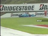 F1 2000 Fisichella s car second crash Belgium Race