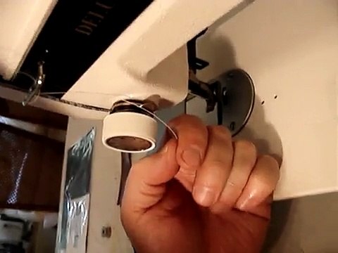 How To Thread Your Walking Foot Sewing Machine - TuffSew Portable Industrial Sewing Machine