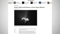 Philae Probe Finds Organic Molecules On Comet