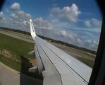 Ryanair B737-800 takeoff Rygge.