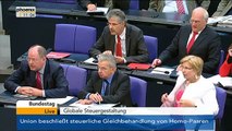 Rede von Wolfgang Schäuble (CDU) zur globalen Steuergestaltung - VOR ORT vom 07.06.2013