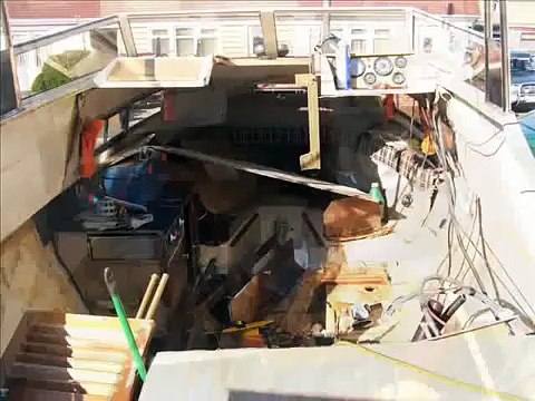 re powering a boat conversion inboard engine to outboard bracket setback 90hp yamaha 2 stroke