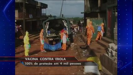 Vacina contra o ebola se mostra 100 eficaz