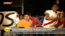 Hinchada PERUANA no Dejó Dormir a Selección Chilena en Hotel (21/03/2013)