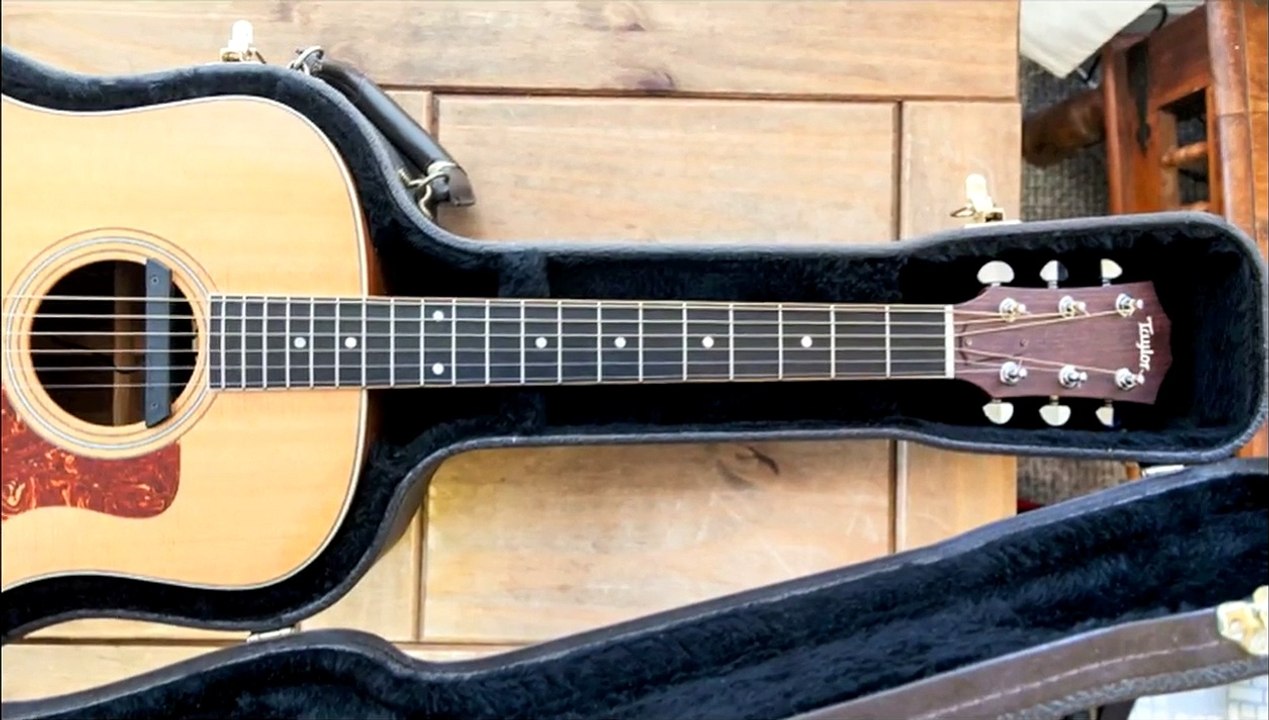 Taylor 410 Acoustic Guitar with Fishman Rare Earth Pickup – ebay auction.
