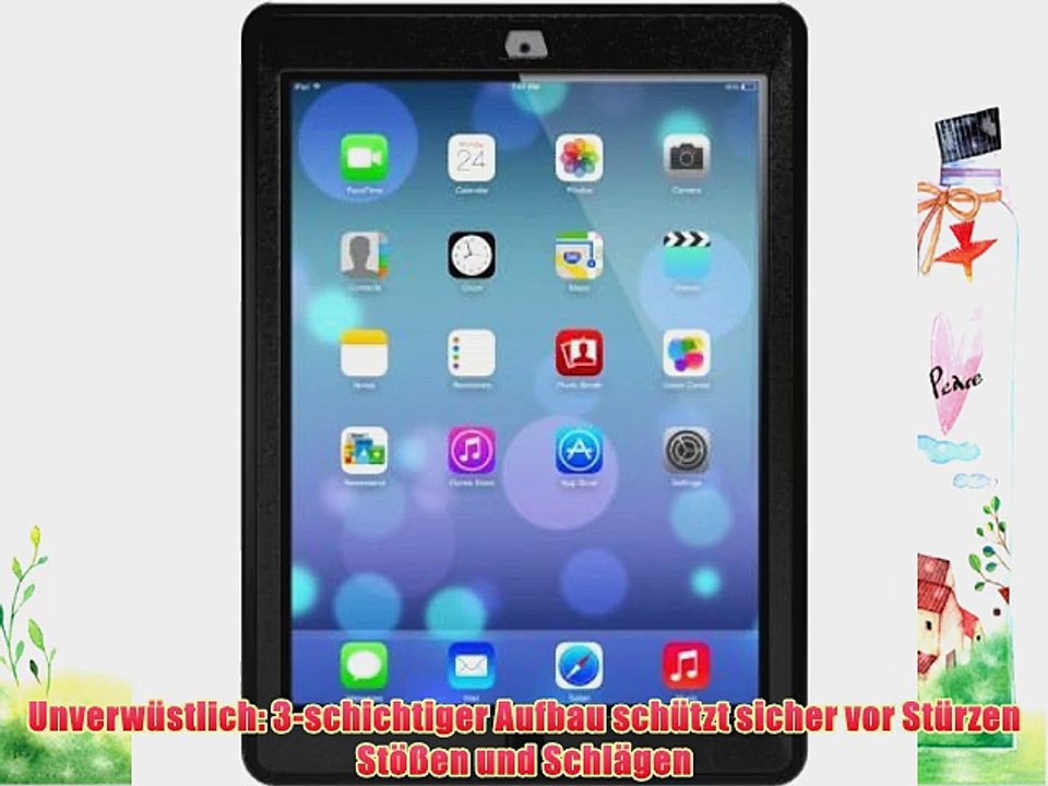 OtterBox Defender H?lle f?r Apple iPad Air 2 schwarz