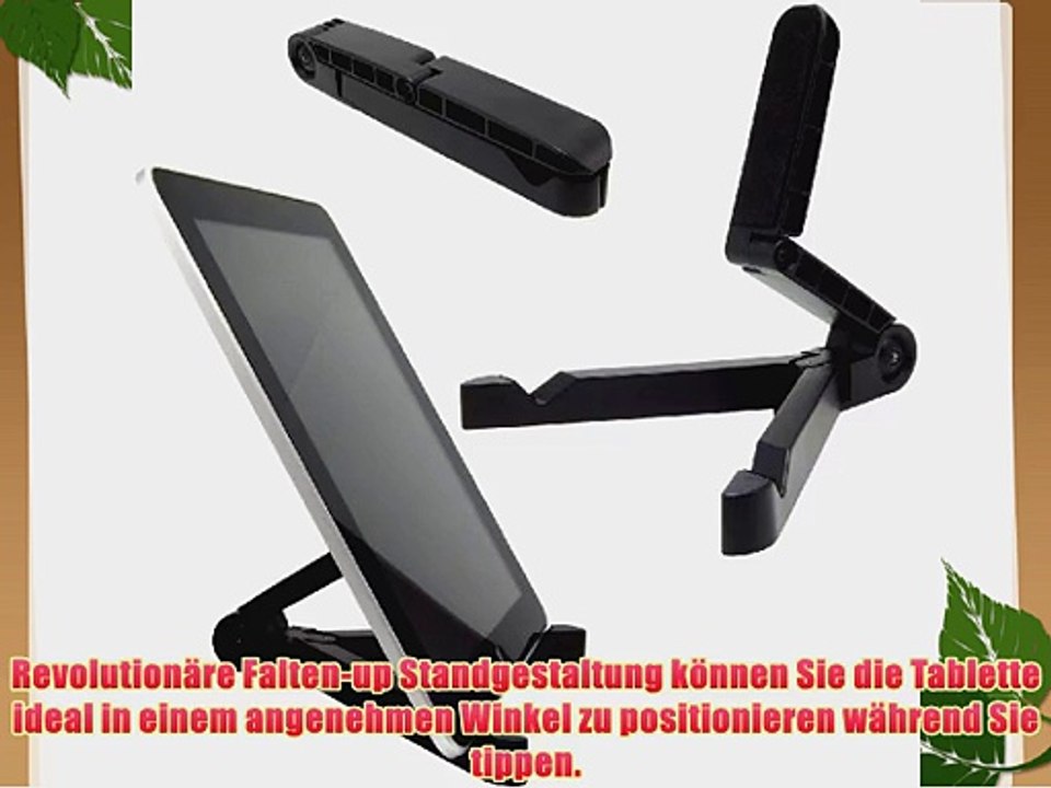 Bestdeal? Ultra Schlank Wireless Mini Tastatur und Tragbare Falten-Up St?nder Set f?r Amazon