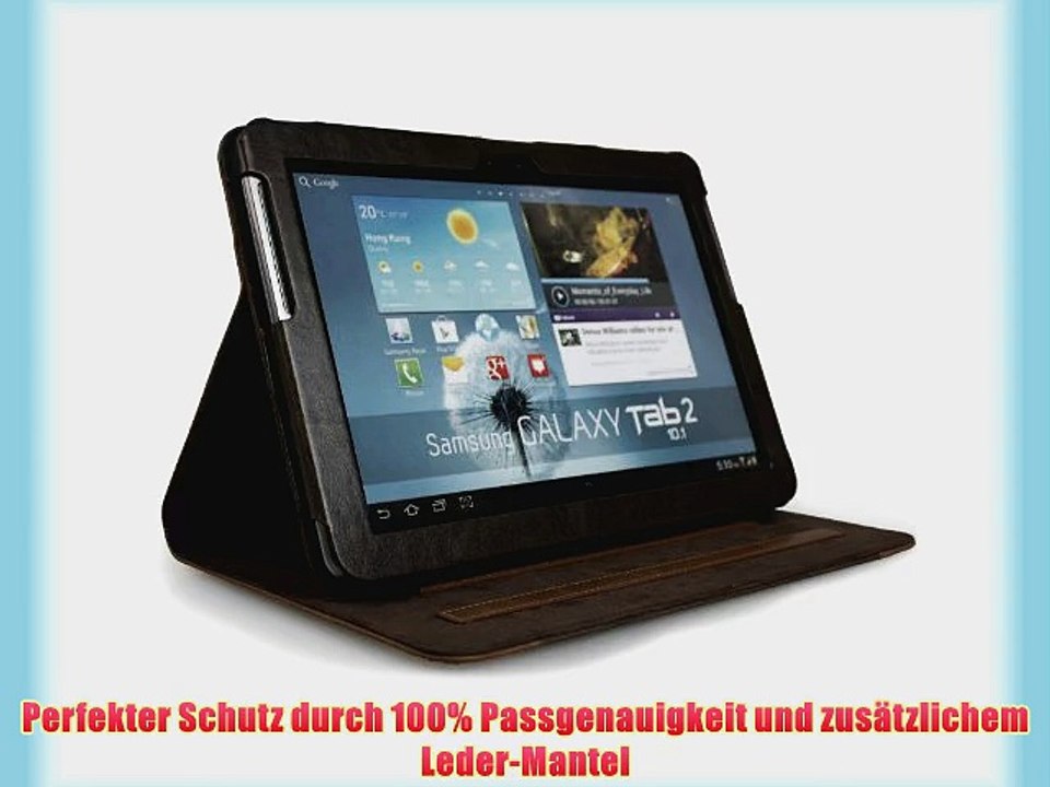 Edles noratio Samsung Galaxy Tab 2 10.1 - P5100 / P5110 Smart Cover - Schutz H?lle im Football