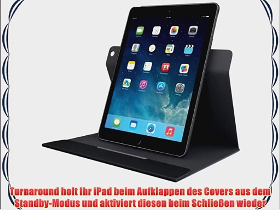 Logitech Turnaround Schutzh?lle drehbar f?r Apple iPad Mini / Retina display schwarz