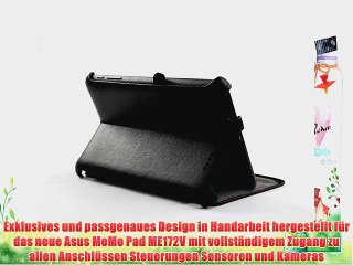 Supremery Ultra Slim Schutzh?lle Kunstledertasche Case f?r Asus Memo Pad ME172V mit Handschlaufe