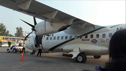 Pakistan International Airlines (PIA) Pre-Flight and Take Off From Islamabad To Lahore