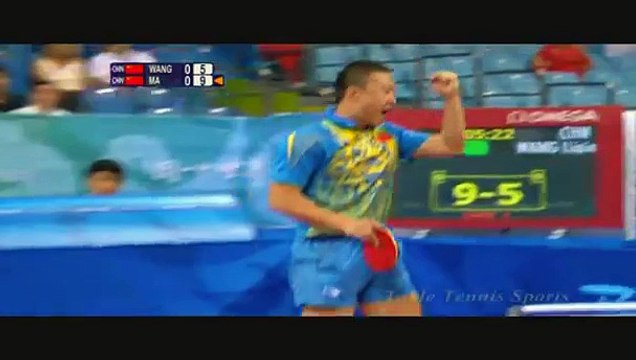 Beijing Olympics 2008 Table Tennis Men's Semi-Final Wang Liqin vs Ma Lin