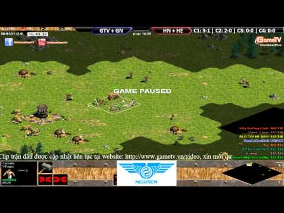 LQ GameTV + Gunny vs LQ Hà Nội + HeHe ngày 04-05-2015 C2T3 dis