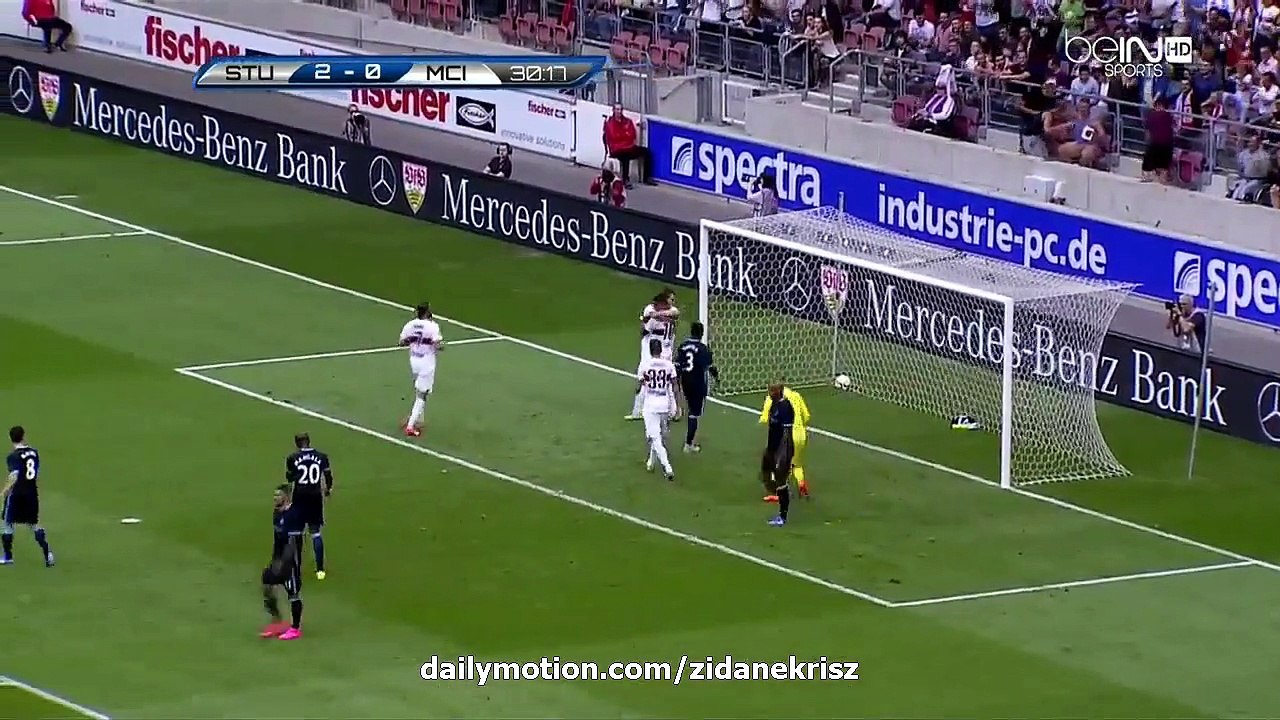 All Goals and Highlights HD _ Stuttgart 4-2 Manchester City - Friendly 01.08.2015