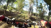 GoPro Hero 2 first test - 127 night vs 170 day with KTM 200 - hero2