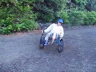 DIY recumbent trike- first test run
