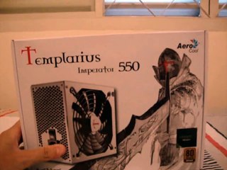 Unboxing Fonte Aerocool Templarius Imperator 550W - #UNBOXING