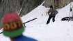Snowboarding the Worlds Longest Rail - 84m World Record