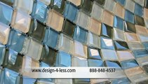 Glass Tile Backsplash Glass Tile Backsplashes Glass Tile Designer Tiles Glass Tile Design For Less