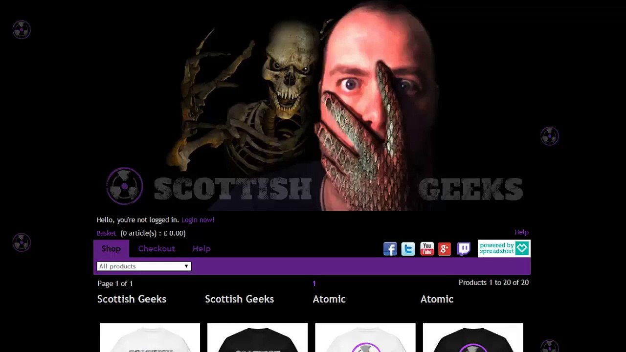 Scottish Geeks SpreadShirt Store