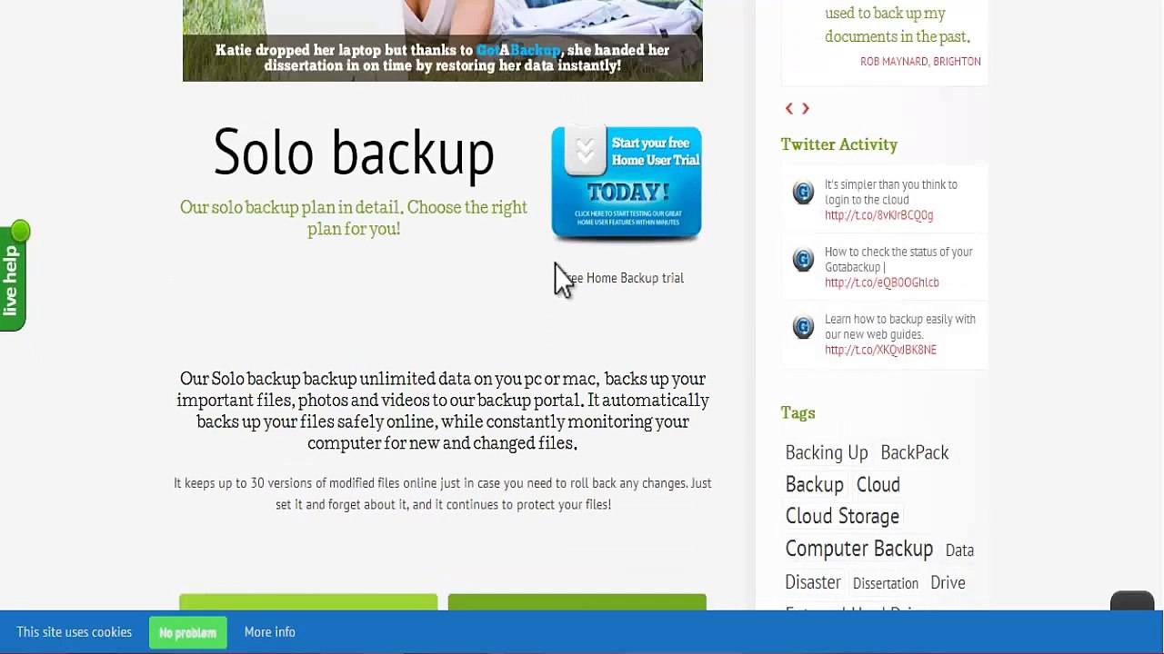 GotABackup - Unlimited Cloud Storage For All Your Needs