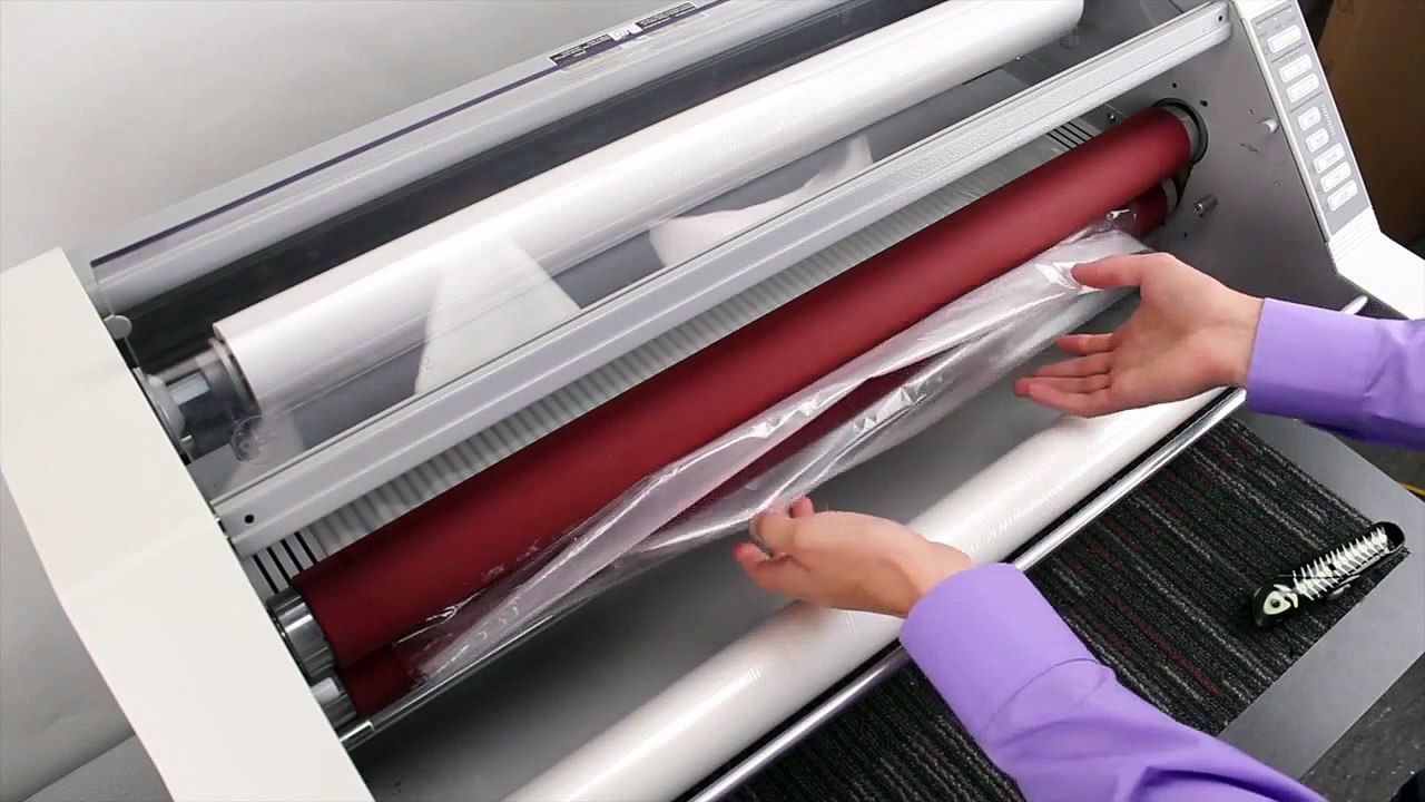 How to Change the Rolls on the HeatSeal Ultima 65 Laminator video