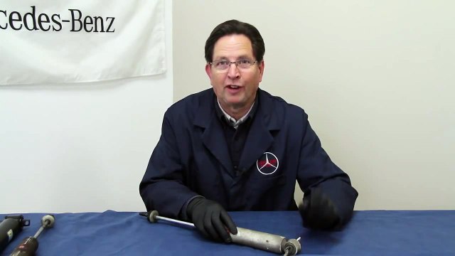 Rear Shock Absorber Inspection and Replacement on Older Mercedes by Kent Bergsma