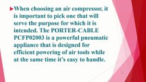 PORTER-CABLE PCFP02003 3.5-Gallon 135 PSI Pancake Compressor review