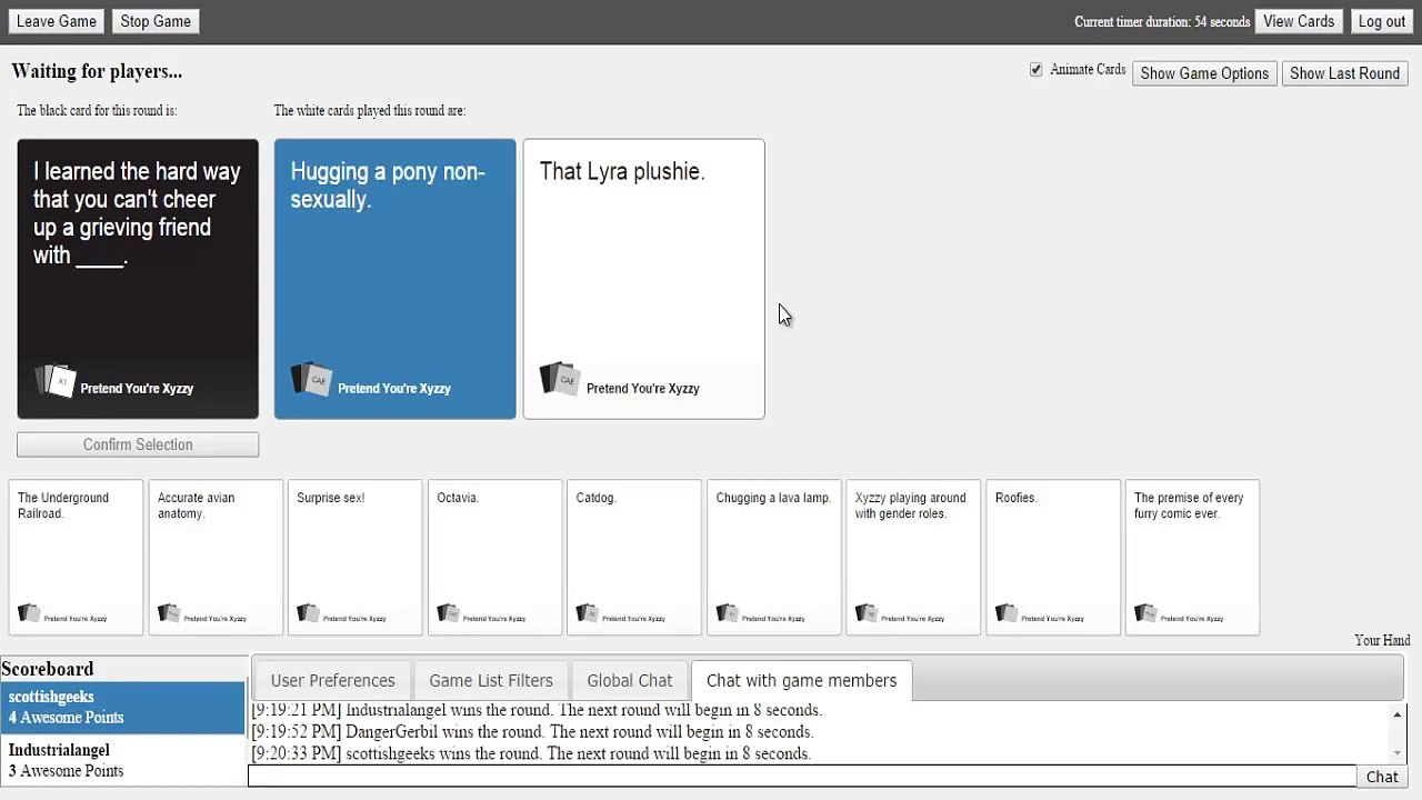 Cards Against Humanity | Part 5 | Leather Daddy