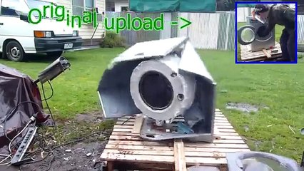 Crazy posessed broken washing machine reassembles itself