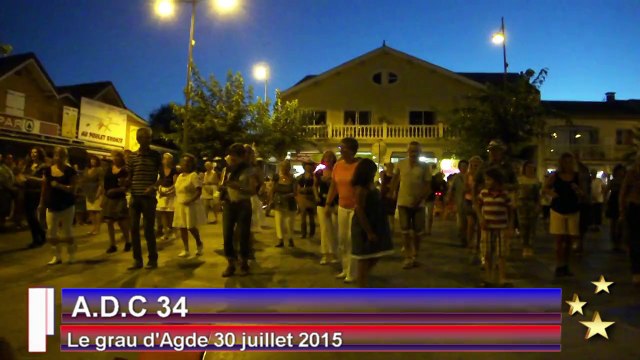 Country & Line - 30 juillet 2015 - Grau d'Agde animation