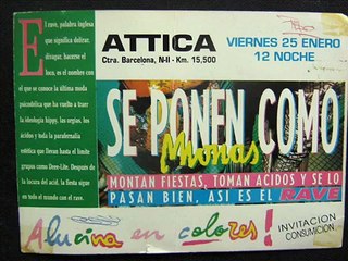 Attica,New World,over drive Homenaje a las miticas discotecas de Madrid
