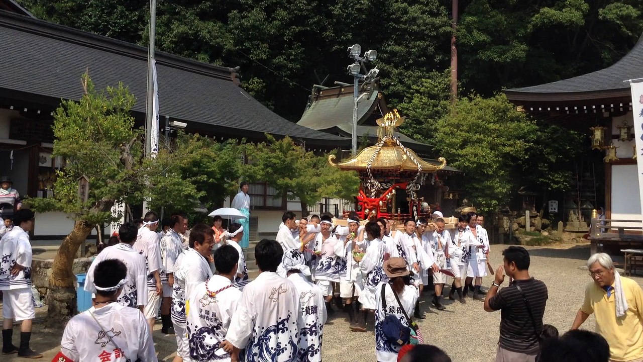 恩智祭り「恩智神社夏季例祭」/ 平成２７年８月１日(土） Onji Shrine summer festival ( August 1, 2015) in Yao city of  Osaka, Japan