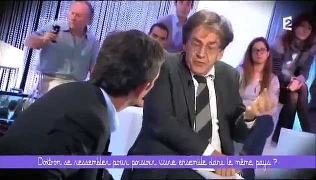 Alain Finkielkraut face à Abdel Raouf Dafri et Pascal Blanchard chez Frédéric Taddeï CSOJ - 3/7