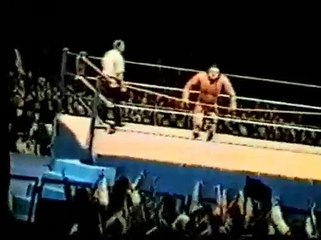 British Bulldog Pins Ric Flair