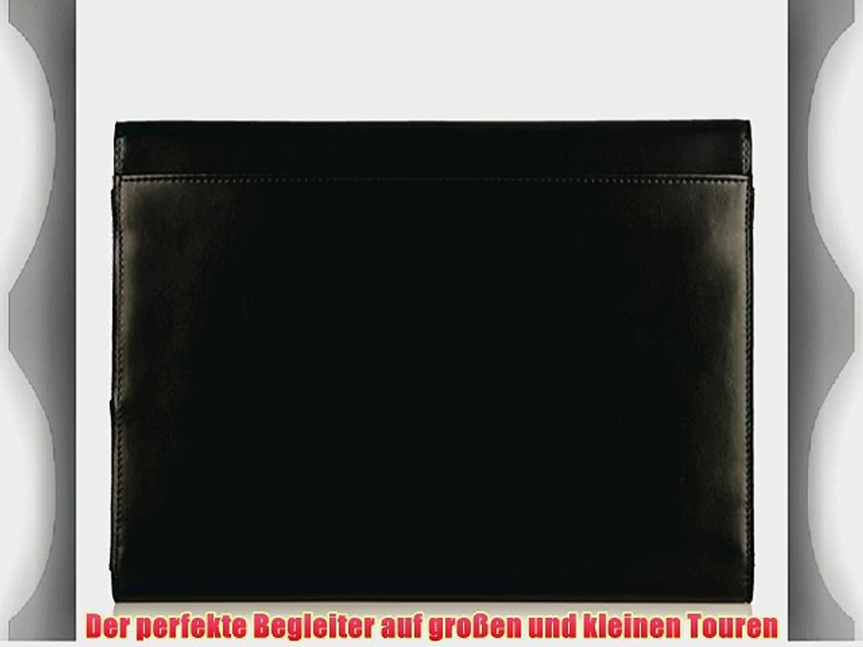 Knomo Bags Knomad Soho Portable Organiser Ledertasche f?r Smartphone Apple iPad Mini schwarz