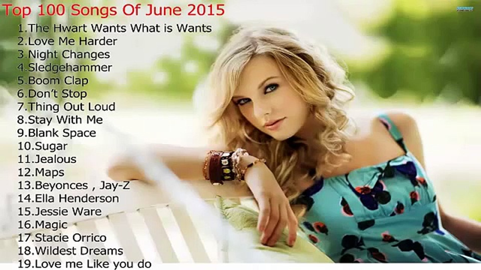 Top 100 New Songs Of 2015 Best Hits Chart of Billboard Music English Love Songs