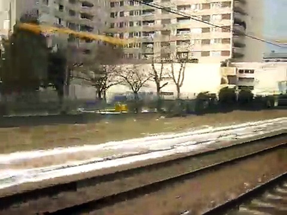 TGV arriving at Gare de Lyon, Paris from Zurich