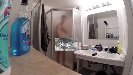 Roommate Shower Smoke Grenade Prank