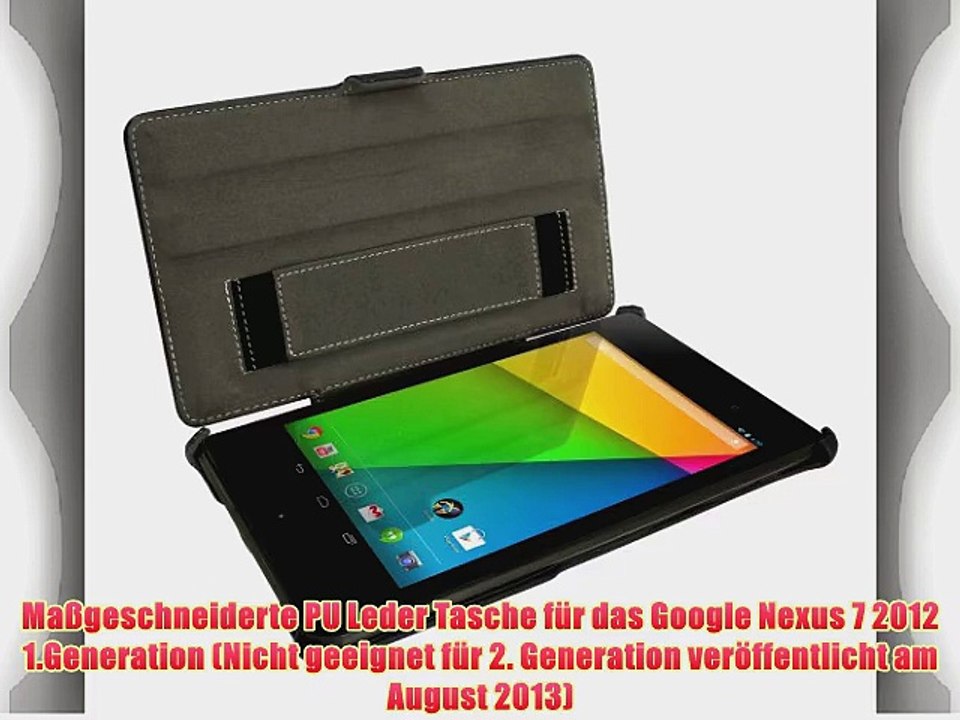 Masione?Ledertasche f?r Google Nexus 7 Android 4.1 Tablet 8GB 16GB H?lle Etui