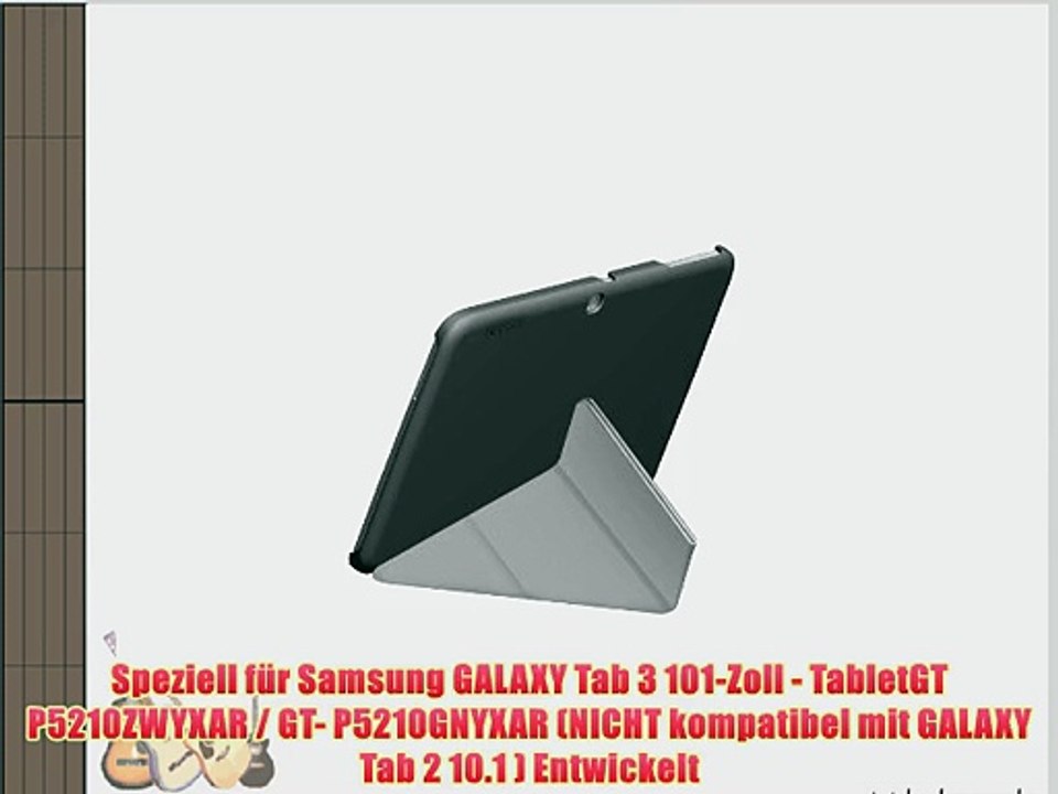 rooCASE Samsung Galaxy Tab 3 10.1 Ultra Slim Case H?lle - Horizontal Vertikal St?nderfunktion