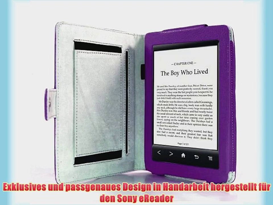Sony PRS-T2/PRS-T1 eReader eBook Reader Kunstleder Tasche Case Etui Sleeve Cover Schutzh?lle