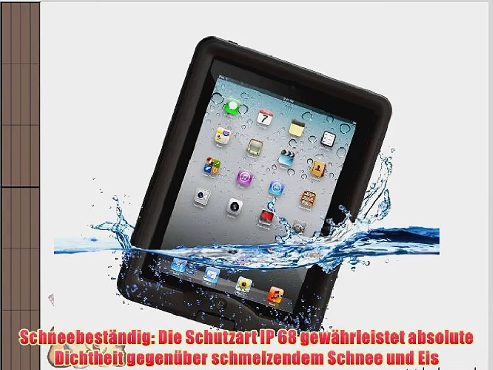 LifeProof N??D Schutzgeh?use und Abdeckung/St?nder f?r iPad 2/3 - Schwarz