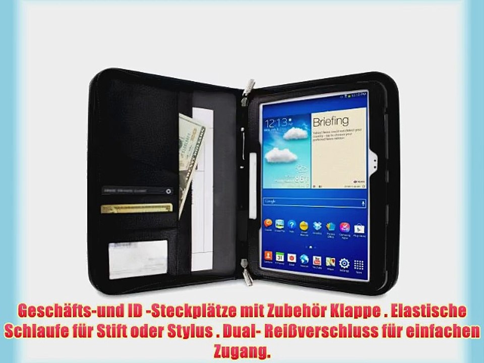 rooCASE Samsung GALAXY Tab 4 10.1 / GALAXY Tab 3 10.1 H?lle Case - Ledertasche schutzh?lle